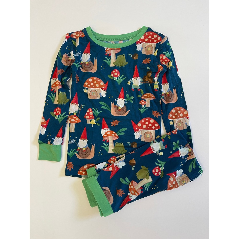 NWOT Little Sleepies Gnomes PJs 3T - Picture 1 of 4